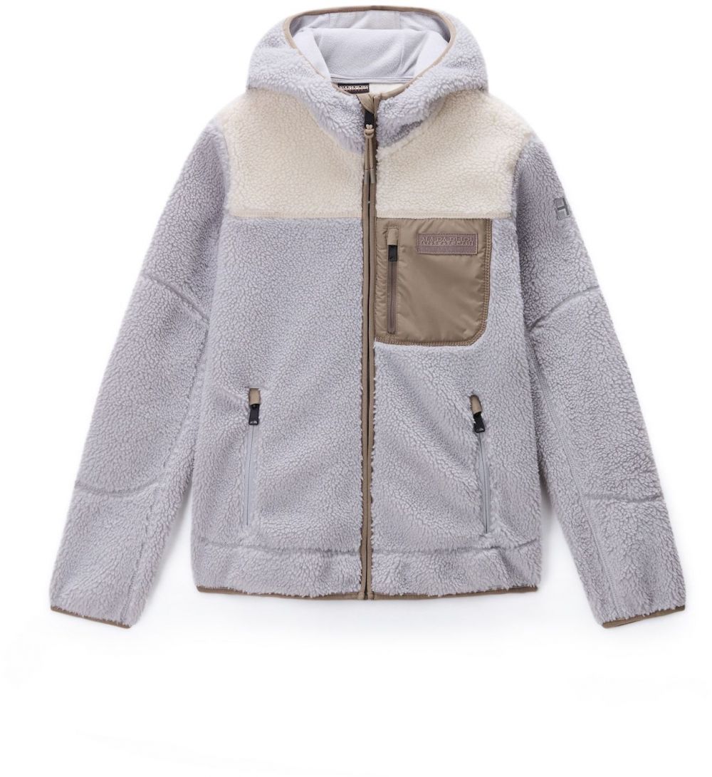 NAPAPIJRI Flisová bunda 'Yupik'  krémová / svetlobéžová / brokátová