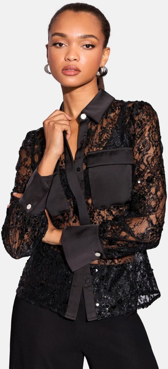 Lipsy Blúzka  čierna