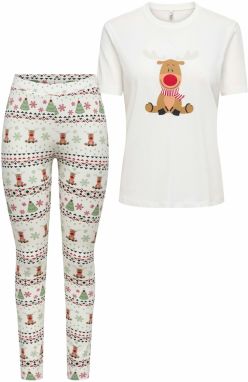 ONLY Pyžamo 'ONLXmas Elfi'  pueblo / svetlozelená / červená / biela