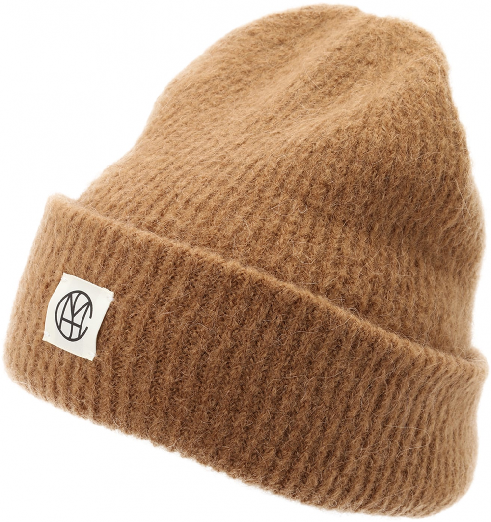 MSCH COPENHAGEN Čiapky  farba ťavej srsti / čierna / biela