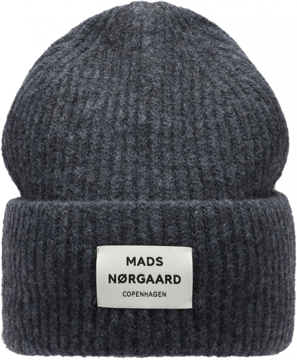 MADS NORGAARD COPENHAGEN Čiapky 'Tosca Anju'  tmavosivá / biela