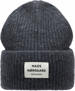 MADS NORGAARD COPENHAGEN Čiapky 'Tosca Anju'  tmavosivá / biela