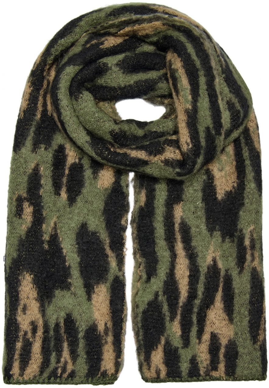 ONLY Šál 'ONLMAUDE'  svetlohnedá / olivová / čierna