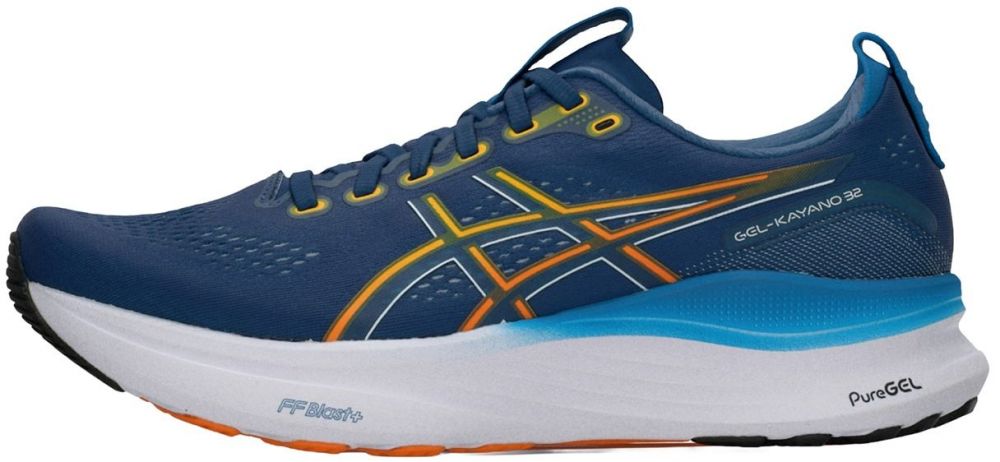 ASICS Bežecká obuv 'GEL-KAYANO 32'  námornícka modrá / tmavožltá / biela