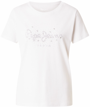 Pepe Jeans Tričko 'Brady'  šedobiela