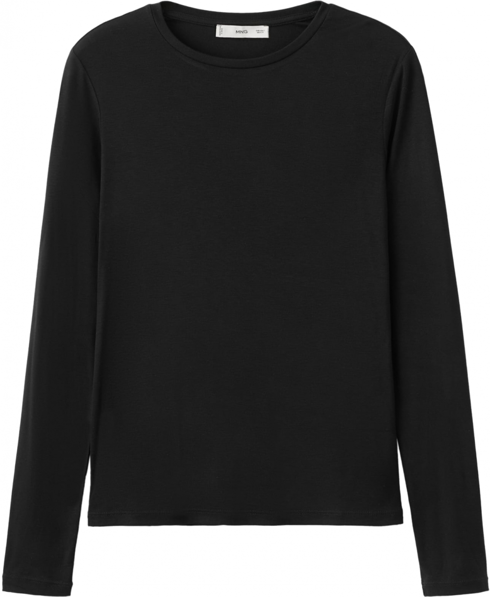 MANGO Tričko 'SECONDCA'  čierna