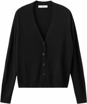 MANGO Kardigán 'LUCCAV'  čierna