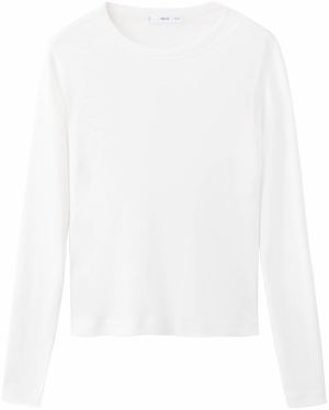 MANGO Tričko 'ENI'  biela