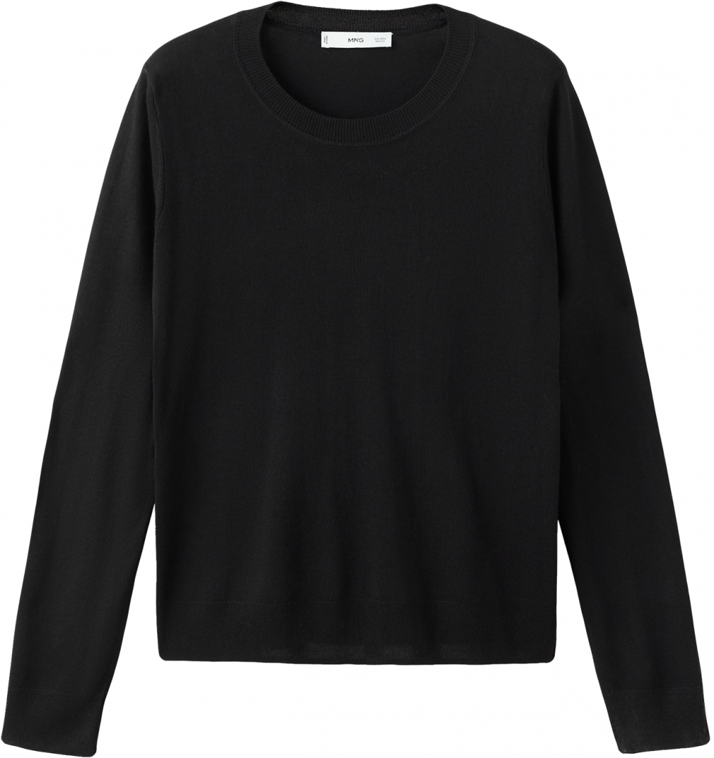 MANGO Sveter 'LUCCA'  čierna