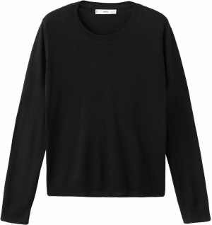 MANGO Sveter 'LUCCA'  čierna