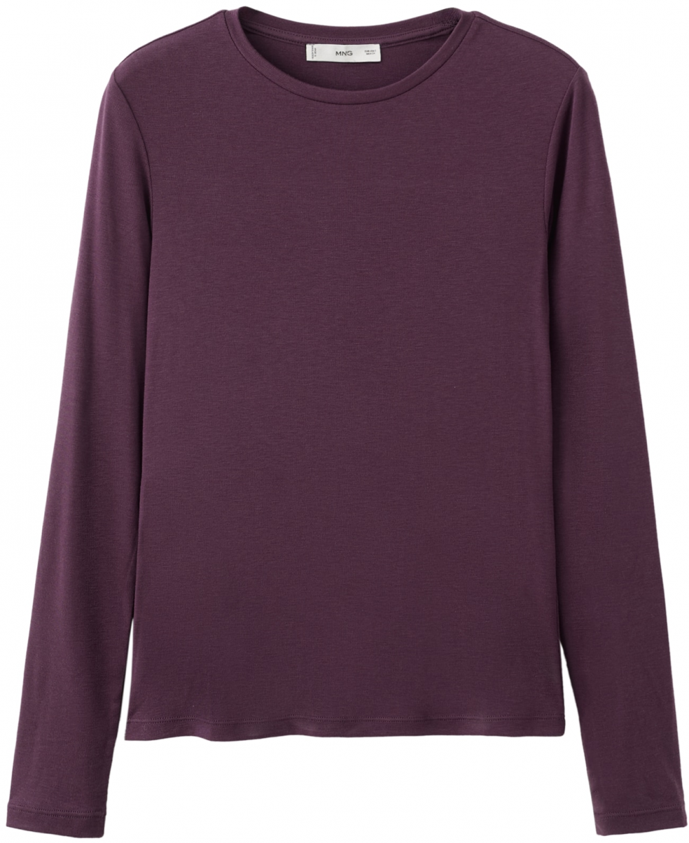 MANGO Tričko 'SECONDCA'  bordová