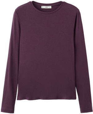 MANGO Tričko 'SECONDCA'  bordová