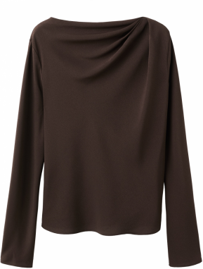 MANGO Blúzka 'LUCIA'  hnedá