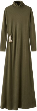 MANGO Pletené šaty 'ANA'  kaki