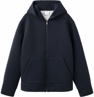 MANGO MAN Tepláková bunda 'SCUBA'  námornícka modrá