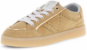 GUESS Nízke tenisky 'JHELL'  béžová / zlatá / biela