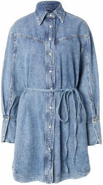 BOSS Košeľové šaty  svetlomodrá