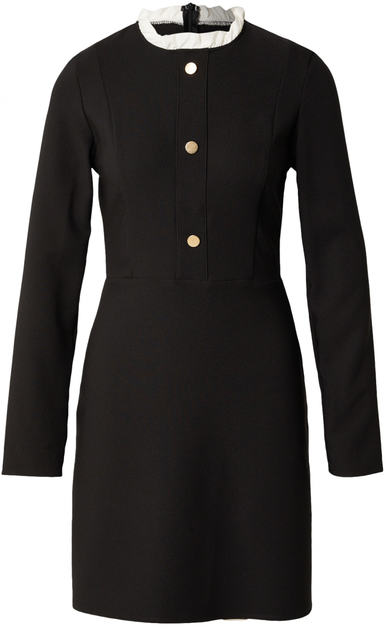 Trendyol Šaty  čierna / biela