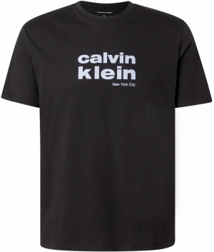 Calvin Klein Jeans Tričko '30S'  čierna / šedobiela