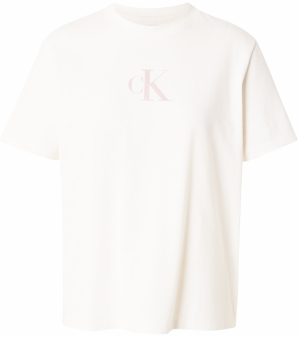 Calvin Klein Jeans Tričko 'CLASSIC'  staroružová / biela