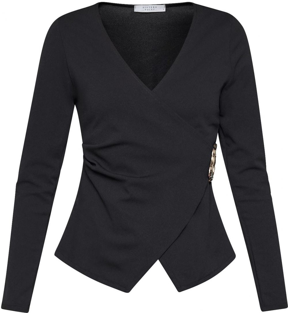 SISTERS POINT Blúzka 'KEVELA'  čierna