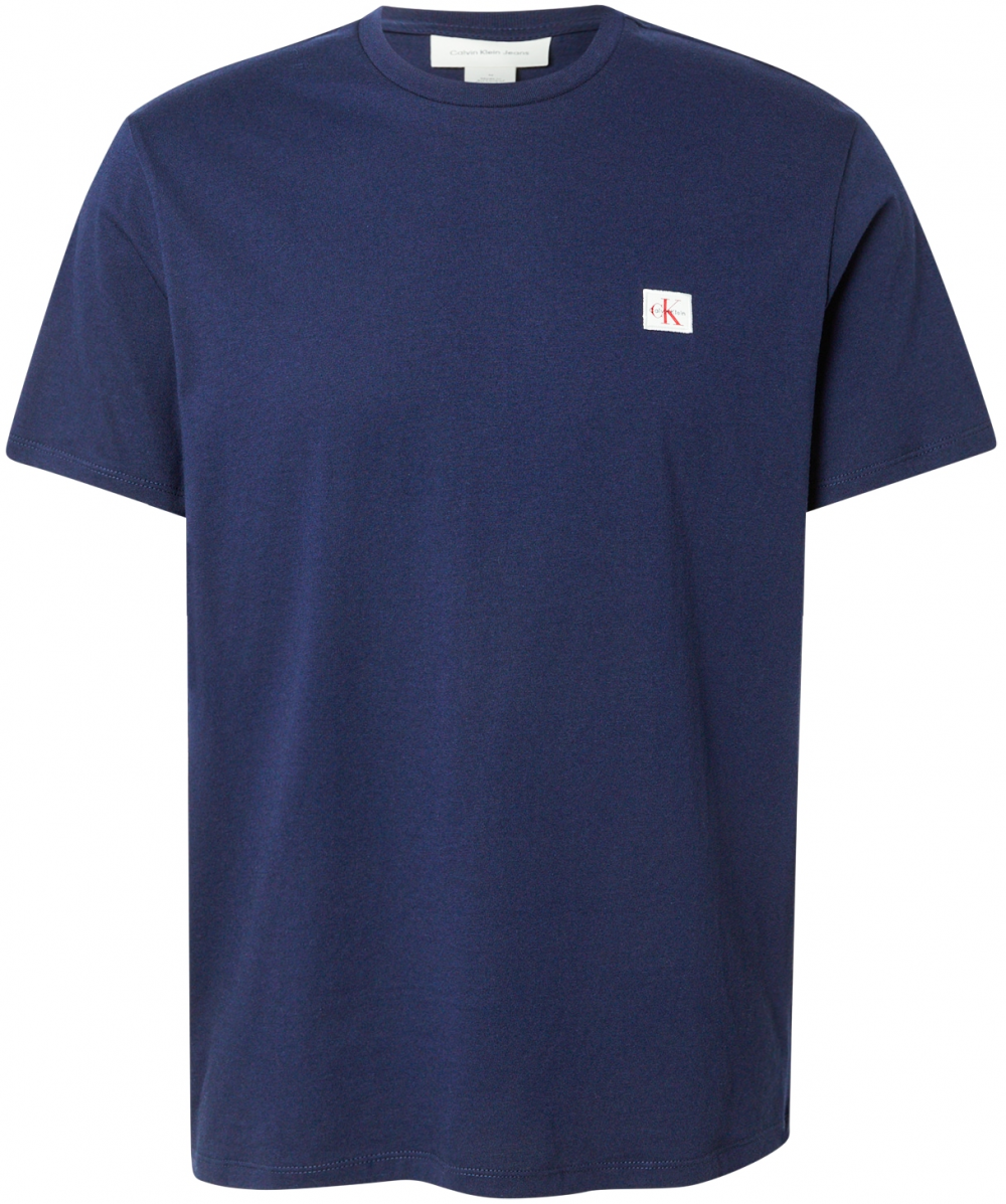 Calvin Klein Jeans Tričko  námornícka modrá / červená / biela