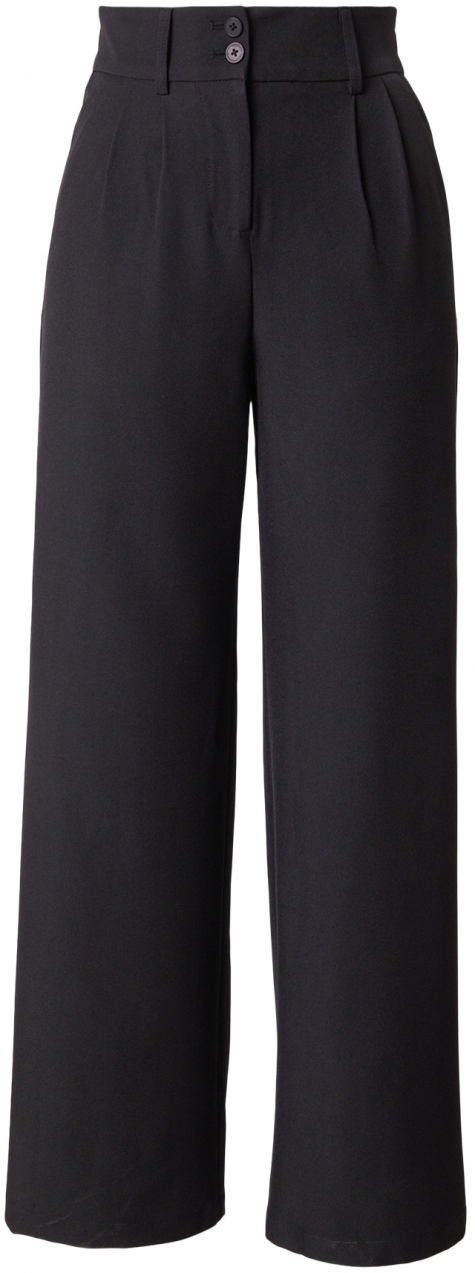 ABOUT YOU Plisované nohavice 'Edda'  čierna