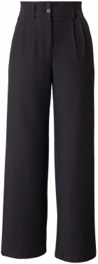 ABOUT YOU Plisované nohavice 'Edda'  čierna