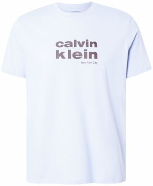Calvin Klein Jeans Tričko  pastelovo fialová / čierna