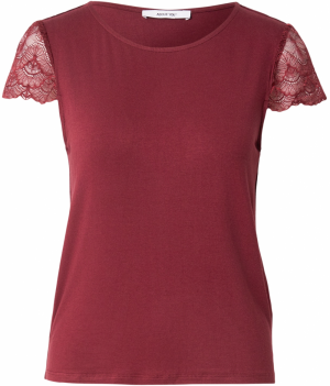 ABOUT YOU Tričko 'Vanessa'  bordová