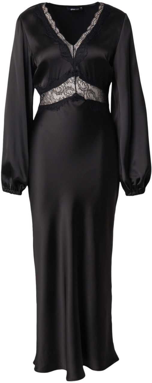 Gina Tricot Kokteilové šaty  čierna