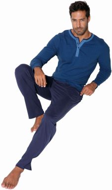 ARIZONA Dlhé pyžamo  modrá / námornícka modrá