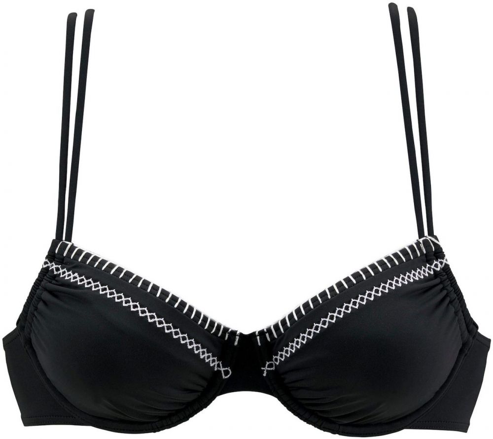 SUNSEEKER Bikinový top  čierna