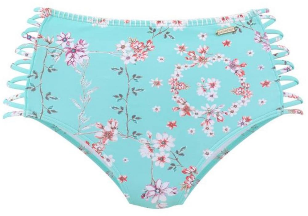 SUNSEEKER Bikinové nohavičky 'Ditsy'  vodová / staroružová