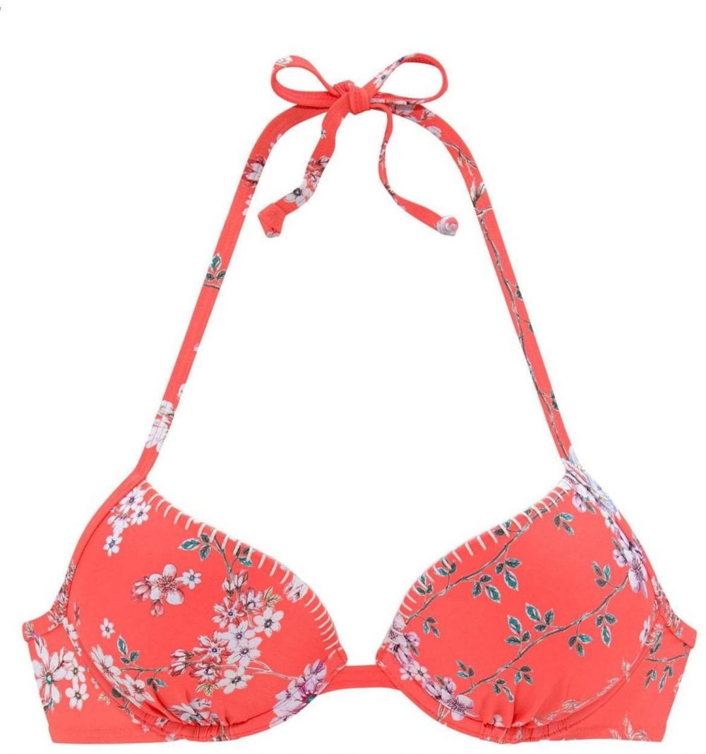 SUNSEEKER Bikinový top 'Ditsy'  zmiešané farby / oranžovo červená