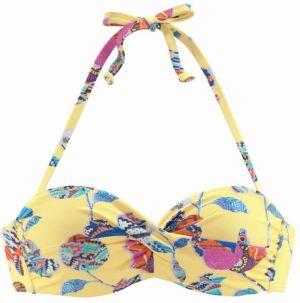 SUNSEEKER Bikinový top 'Jam'  žltá / zmiešané farby