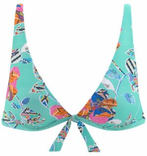 SUNSEEKER Bikinový top 'Jam'  tyrkysová / zmiešané farby