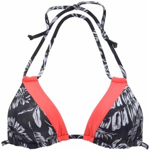 SUNSEEKER Bikinový top  sivá / červená / čierna / biela