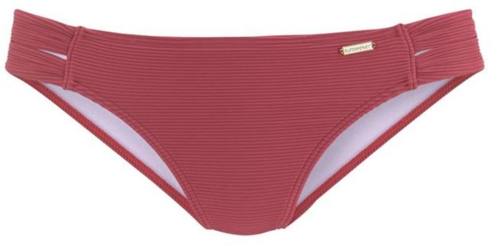 SUNSEEKER Bikinové nohavičky  pastelovo červená