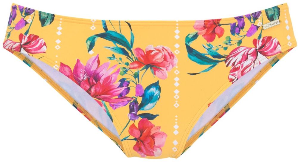 SUNSEEKER Bikinové nohavičky  zlatá žltá / zelená / ružová / ružová / biela