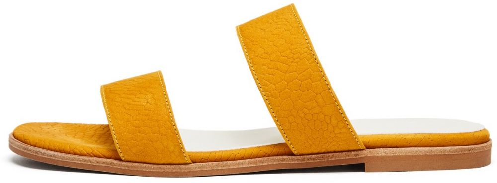 NINE TO FIVE Šľapky 'Adria'  zlatá žltá