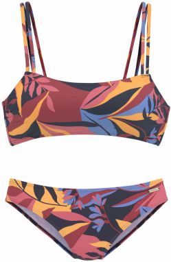 SUNSEEKER Bikiny  tmavomodrá / tmavožltá / karmínovo červená / čierna