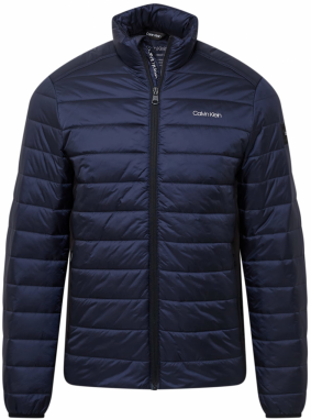 Calvin Klein Prechodná bunda  námornícka modrá / čierna / biela