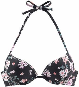 SUNSEEKER Bikinový top  ružová / čierna