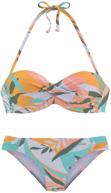 SUNSEEKER Bikiny  svetlomodrá / orgovánová / oranžová