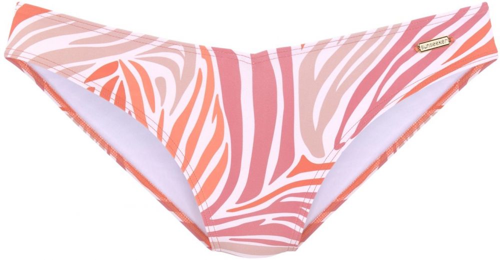 SUNSEEKER Bikinové nohavičky  tmavooranžová / rosé / púdrová / biela