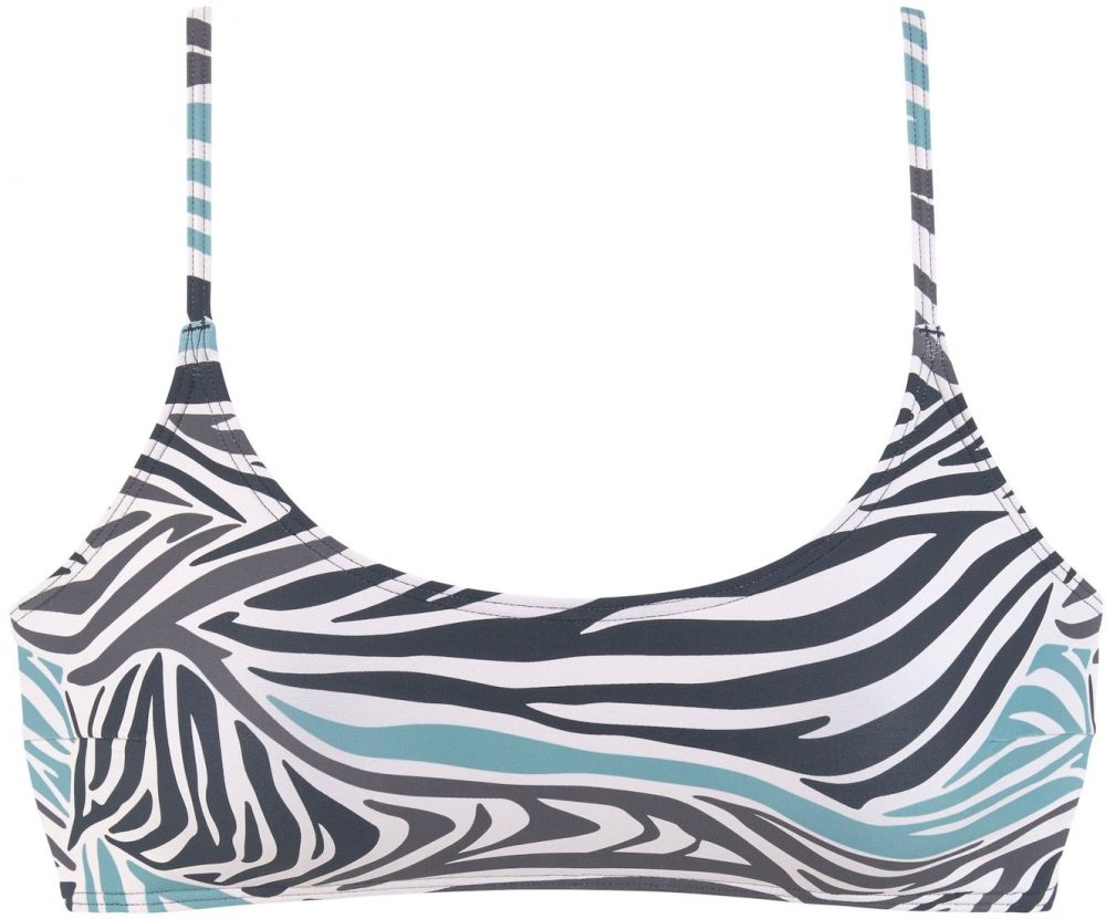 SUNSEEKER Bikinový top  námornícka modrá / tyrkysová / biela