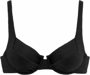 SUNSEEKER Bikinový top  čierna