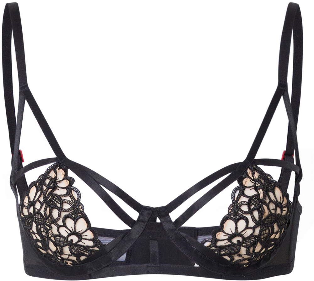 Scandale éco-lingerie Podprsenka  púdrová / čierna