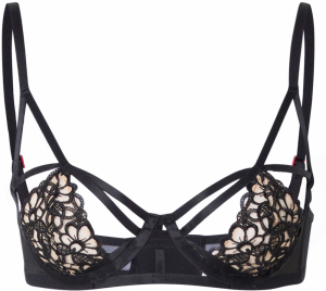 Scandale éco-lingerie Podprsenka  púdrová / čierna